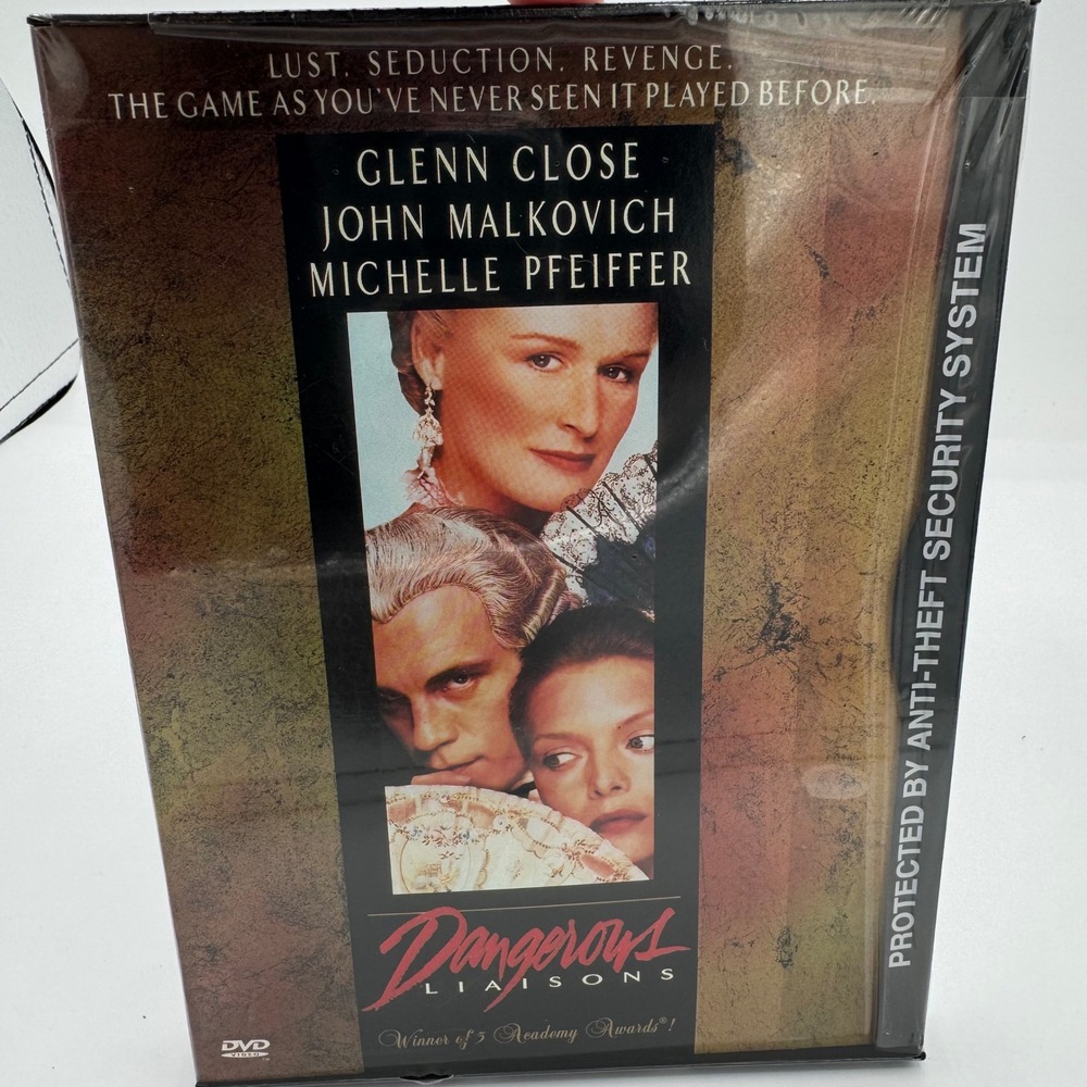 Dangerous Liaisons DVD Glenn Close John Malkovich Michelle Pfeiffer Warner Bros